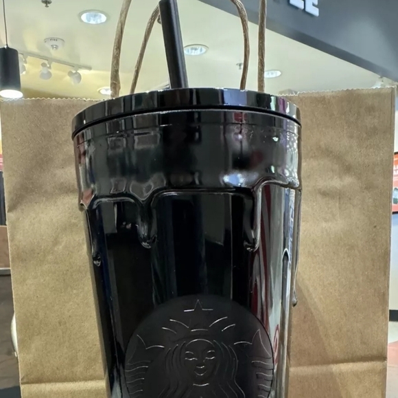 Starbucks coffee cup Halloween drip cup Special Edition Slime Black - Picture 2 of 3
